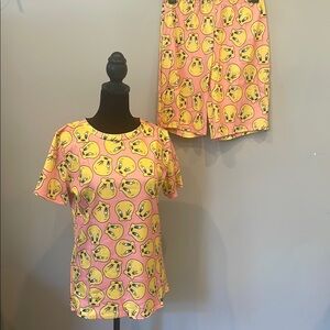 Tweety Bird Pajama/lounge /shorts Set new medium